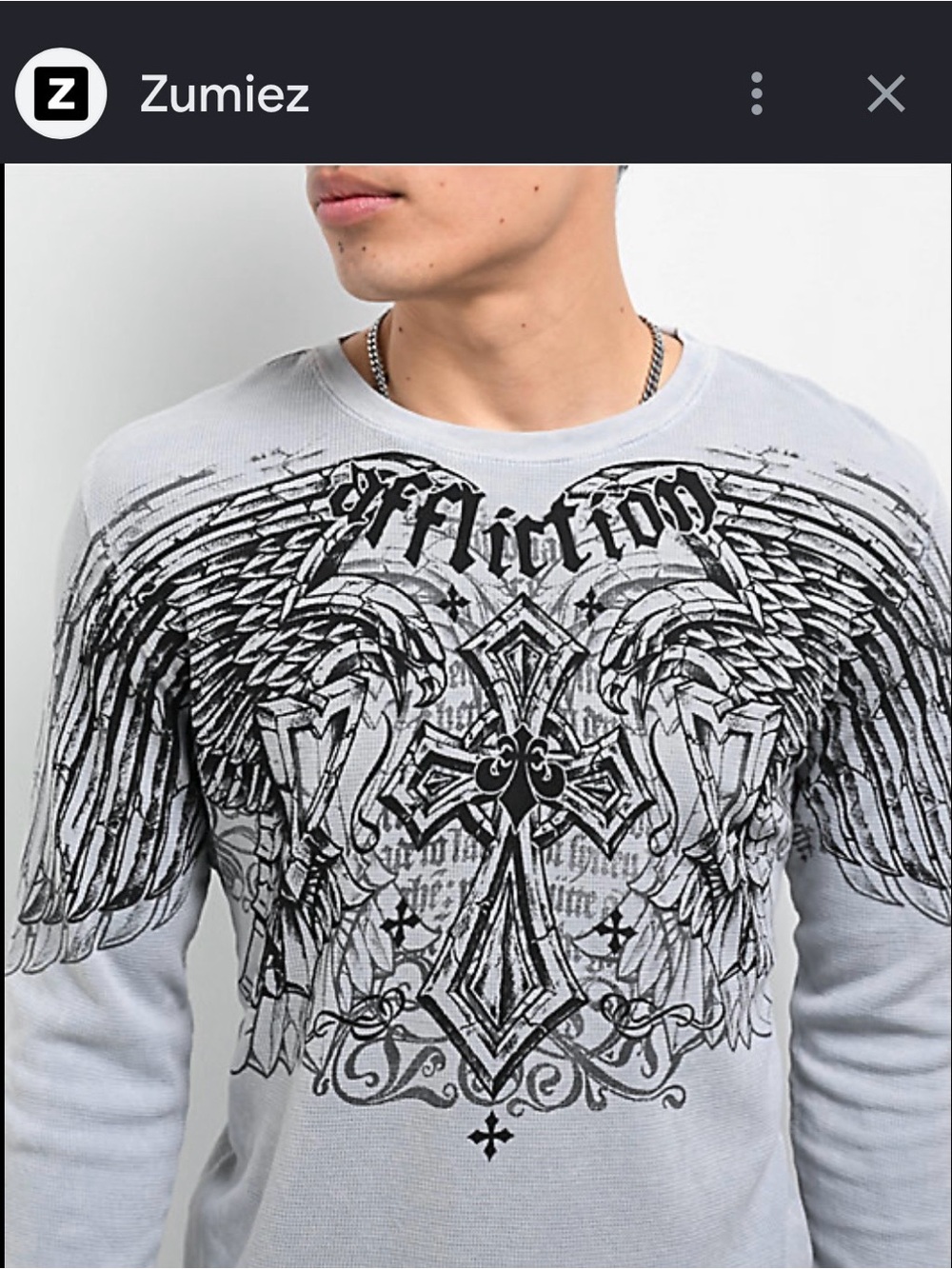 Affliction Dark Attack Thermal Size M